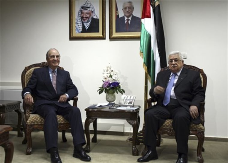 George Mitchell, Mahmoud Abbas